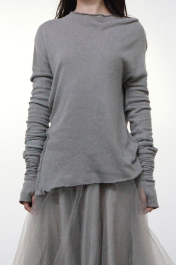 Marc le bihan 4 sewing head sweater 2747 Pearl Grey pearl gray